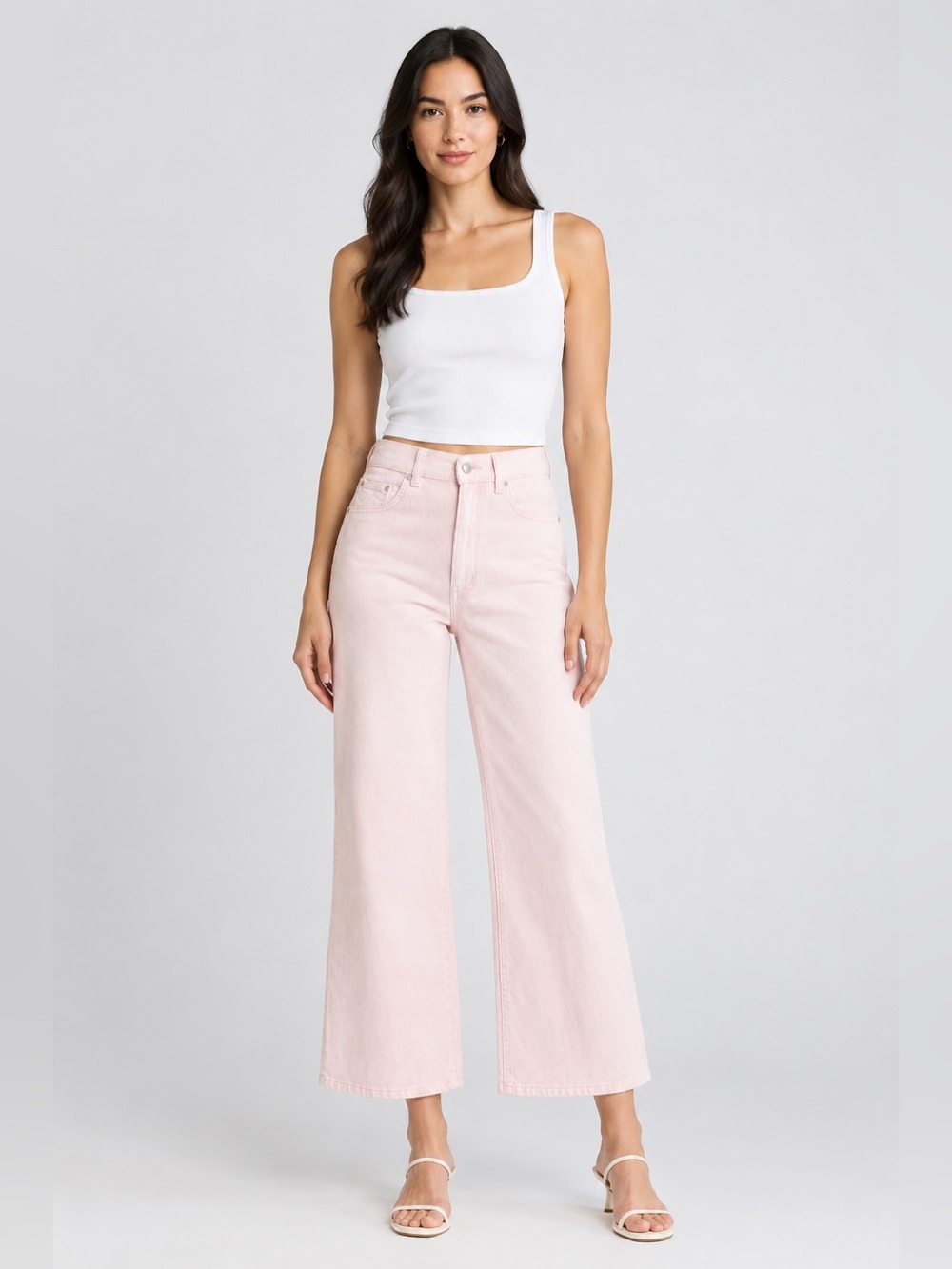 DL1961 Hepburn High Waist Ankle Jeans Sz 26 in POWDER PINK